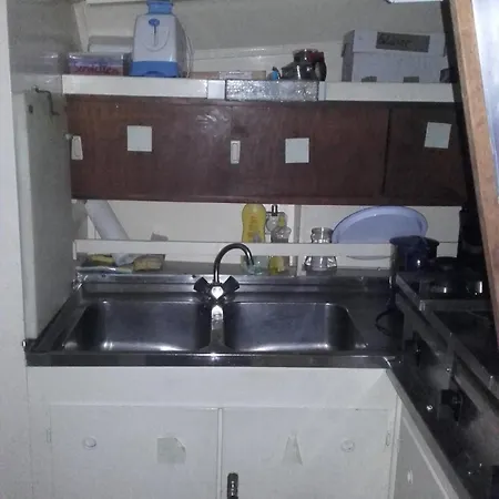 보트호텔 Ferienwohnung 'bootsferien' 리어